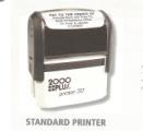 separate stamp pad) to your specifications.