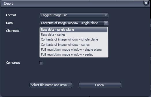 If you close an image which has not been saved, a pop-up window will ask you if you want to save it. Choosing "yes" will lead you to the WINDOWS Save As window.