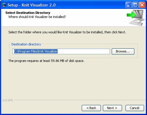 A dedicated video card isn't required; but even one that has 64MB of memory will improve your system's performance while running Knit Visualizer.