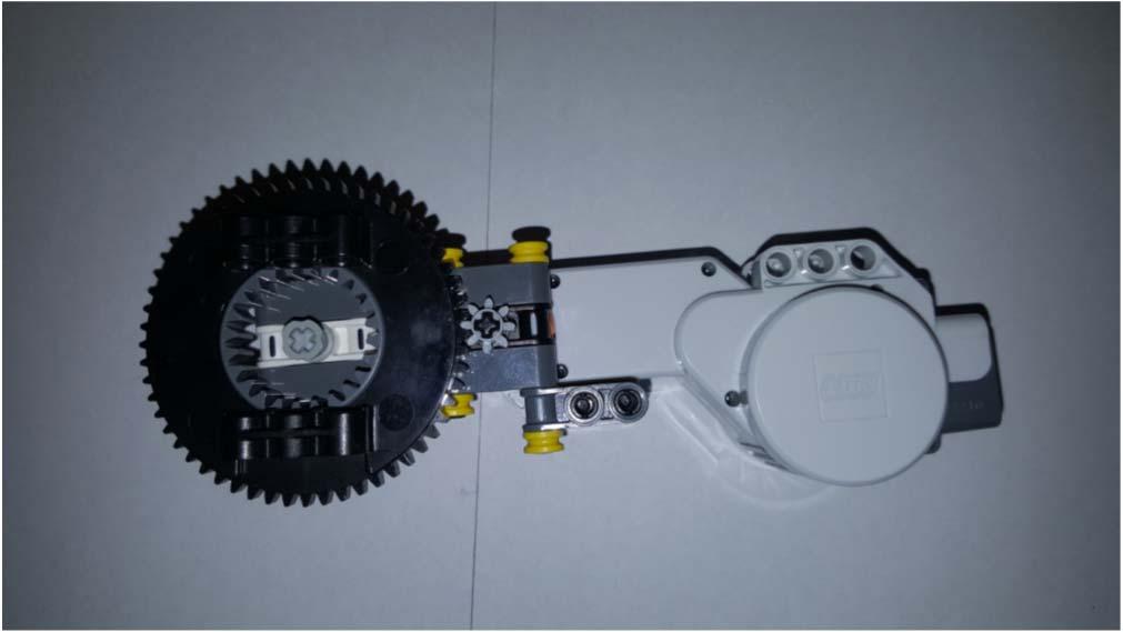 Degree-of-Freedom 2 Step 7: Continued 7E: Insert Axle-5 through Turntable and secure