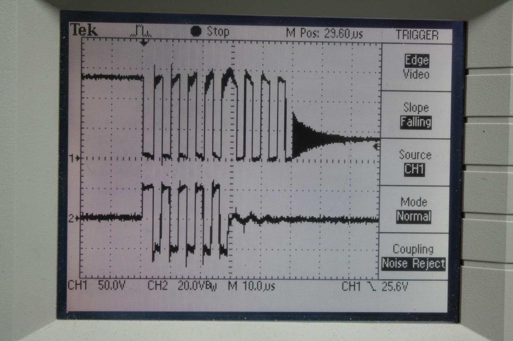 These waveforms look completely acceptable at 140VDC.