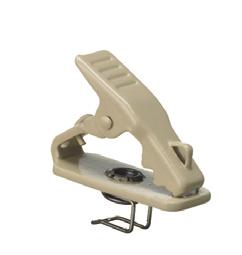 90 microphone mounts AT8420-TH Clothing clip, metal (beige).