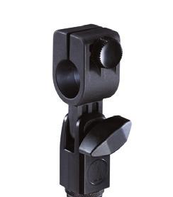 Designed for Audio-Technica Case Styles: M26, M27, M34, M35 AT8461-TH Clothing clip base, single microphone holder