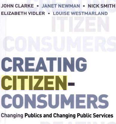 Consumption, Citizenship and Sustainability The act of consumption is becoming increasingly suffused with citizenship