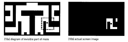 Figure 10: One Maze-Room in the Catacombs MIT Press In the original text adventure, the player would receive the message: It is now pitch dark. If you proceed you will likely fall into a pit.