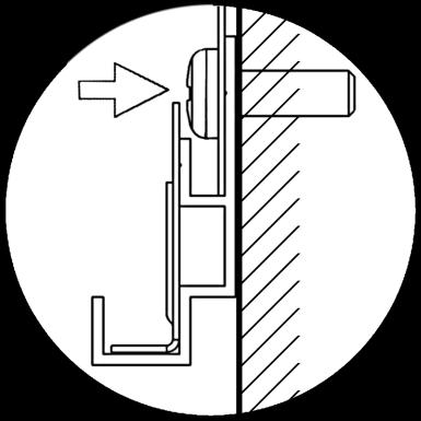 Mount aligning clip(s).