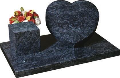 Clifton A small Black granite book memorial with