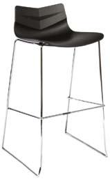 Navy) Leaf High Stool (Shown in