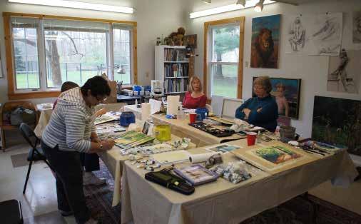 Workshops in my studio Workshops for six people or less. Topics can include oils, acrylics, watercolor or drawing. They can be scheduled in 2 or 3 day sessions, 9-5 each day.