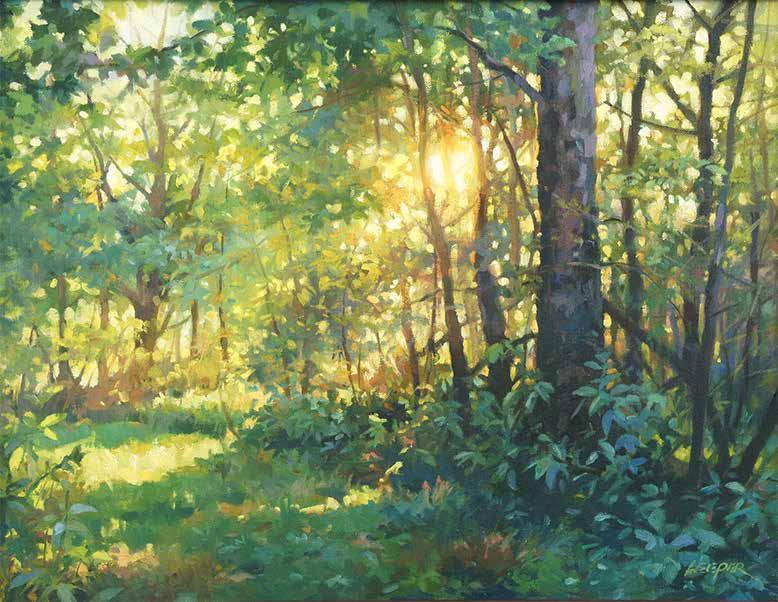 New Work September Sun September Sun, 16x20, oil on linen The reference for this painting was from a photo taken in Licking County, OH.