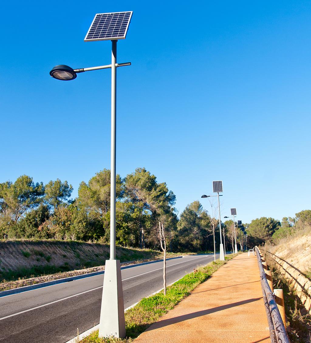 Exercise 1 Stand-Alone PV Systems for DC Loads Discussion Lighting of public spaces Some lighting systems for public spaces, such as streets, gardens, public transportation stops, etc.
