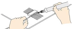 3. Soldering Methods Many soldering methods same as for brazing, except less heat and lower temperatures are required Additional methods: Hand soldering manually operated soldering gun Wave soldering