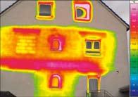 object or a scene with the respective thermal image on each other.