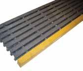 Designed for use in applications where wider support spans are required, Safe- T-Span pultruded stair treads for industrial and pedestrian applications are available in 25mm, and 51mm depths in the