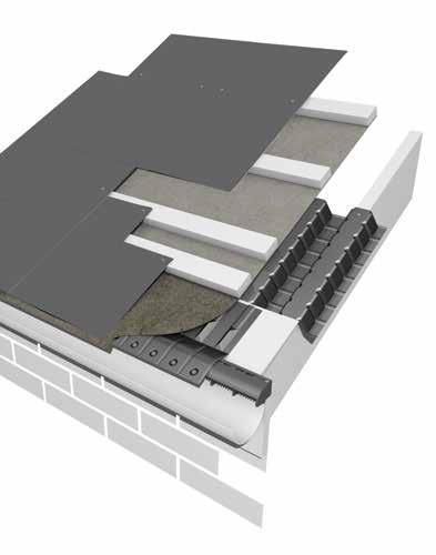 Eaves Ventilation 10mm & 25mm Ventilation requirements to be in accordance with ICP2, BS5534 and the Building Regulations Technical Guidance Document F - Ventilation.