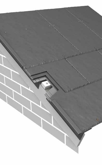 Slate verge trim CO1 and CO2 The aluminium slate verge trim provides the benefits of a dry verge for Tegral fibre cement