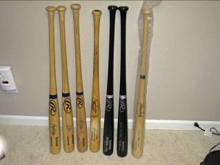 Autographed Baseball Bats: Pete