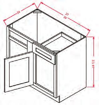 CAPITAL COLLECTION Phone: 844-660-9889 Fax: 770-767-806 PRODUCT SPECIFICATIONS - Base Cabinets Blind Bases BBC6 BBC Door Opening Drawer Front Drawer Box Door Opening Drawer Front Drawer