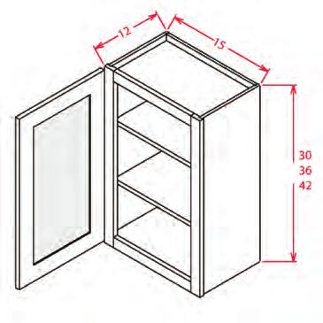 Glass Door Wall Cabinets - Double Door W0GD 11 0 29 W6GD 11 6 5 WGD 11 41 W00GD 0 14 0 29 W06GD W0GD These cabinets do not come with mullions or glass