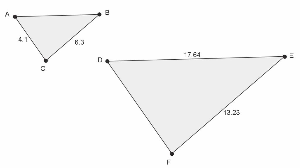 Lesson 11 Name Date Lesson 11: More About Similar Triangles 1. In the diagram below, you have and. Based on the information given, is ~? Explain. 2. In the diagram below, ~.