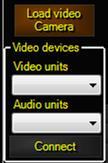 Connect the USB Media converter to the TVoutput connection in the camera and to a USB port in your computer.