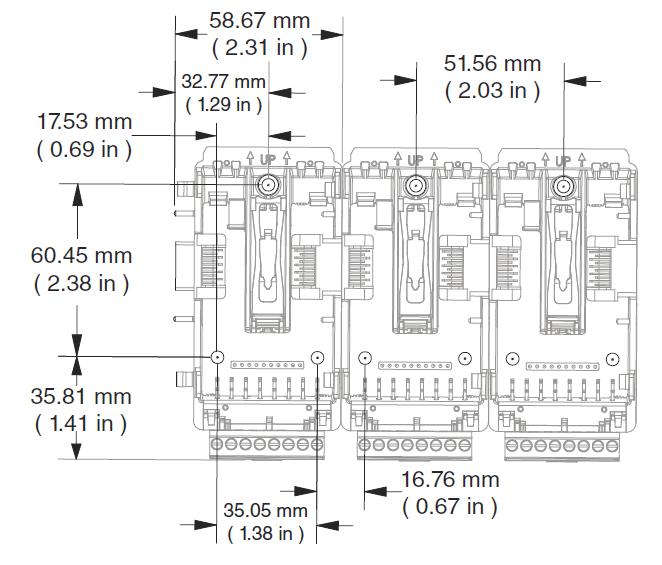 4 MOUNTING AND DIMENSIONS FIGURE 1 - DIMENSIONS Recommended chassis mounting hardware: 1.