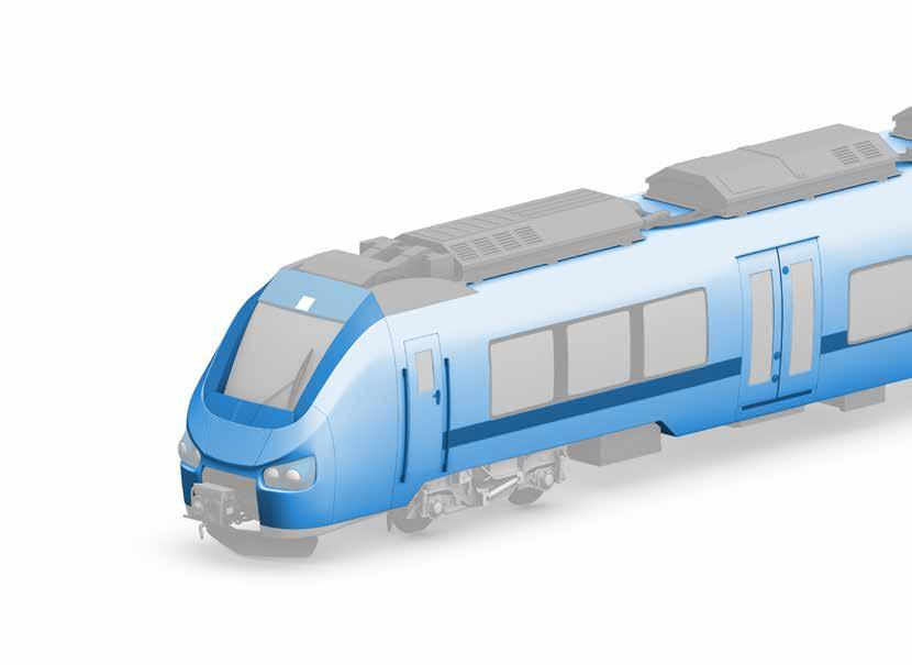 QUICK AND EASY INSTALLATION Railcar body In this central application, structural stability and reliability are essential to guarantee passenger safety.