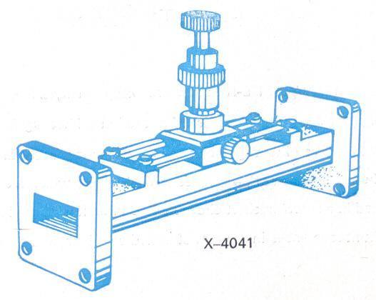 SLIDE SCREW TUNERS Model 4041 slide screw tuners are used for matching purposes by changing the penetration and position of a screw in the slot provided in the centre of the wave guide.