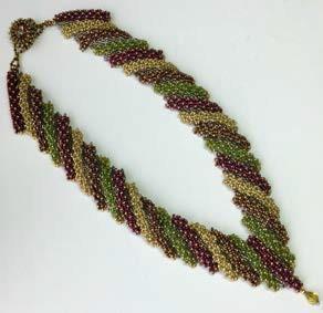 Textured Peyote Necklace Instructor: Ellen Perrin Class $40 Sun Sept 16 11am - 3pm Expand your textured peyote design repertoire to create a stunning necklace.