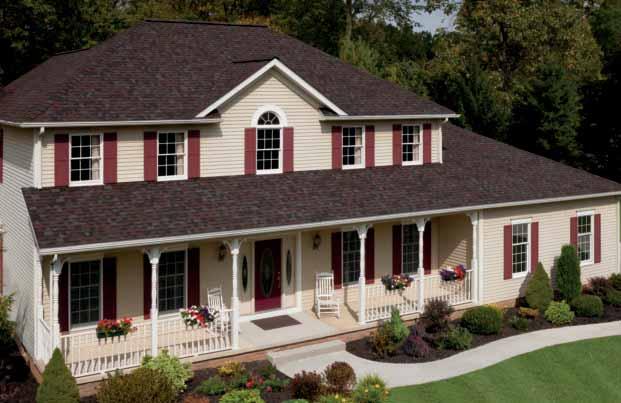 Our Merlot shingles give any color siding a lot more impact.