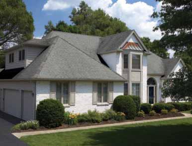 Our Sand Dune shingles give a serene, yet stately impression.