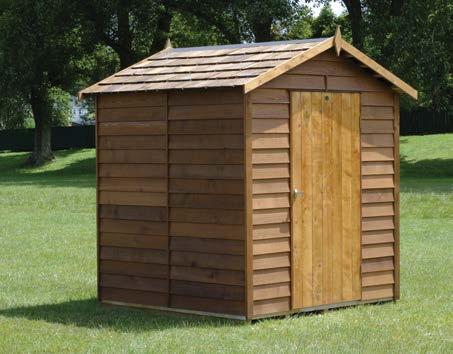 Like all Cedar sheds, a window can be added as an optional extra if desired. A great little shed and a complement to any backyard. Sherwood 1.900 x 2.400 x 2.