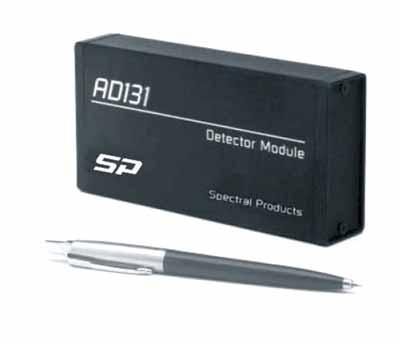 55 AD131 Photodetector Module 190nm to 4.8 m Combines SP photodiode detector, programmable charge integrator, and data conversion in a compact package.