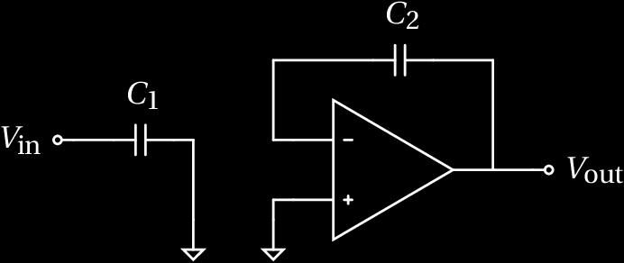 Switch-cap integrator Insensitive to non-linear parasitic cap, C j Critical wrt.