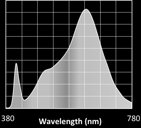 SERIES/CCT COLOR ACCURACY WHITENESS INDEX SPECTRAL POWER
