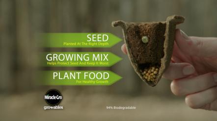 natural growing material to protect and release moisture to the seed Premium Miracle-Gro plant food to deliver continuous nutrition to the seed Early prototyping with the most promising candidates