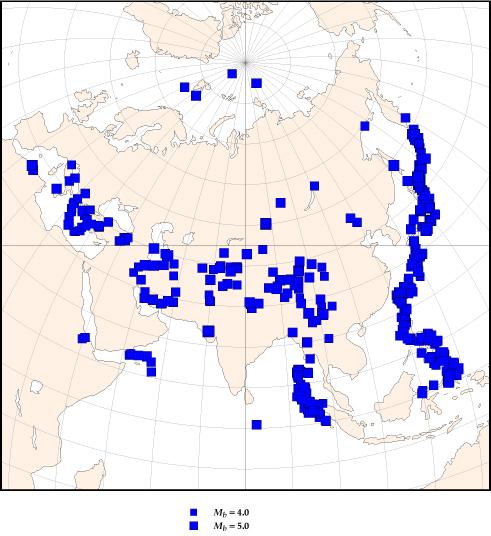We selected 486 events from the Harvard CMT Catalog (http://www.seismology.harvard.edu/cmtsearch.html) with 7.5 M s 5.