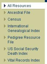 CLICK the Back button of your Web browser and go back to the Search for Ancestors All Resources search form Web page (see page 27).