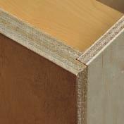 system 4-sided, clear-coated, solid wood drawer box 3/4" nominal thick dovetail sides with 5.