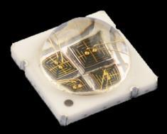 Amber LED Emitter LZ4-00A108 Key Features High Luminous Efficacy 6.3W Amber LED Ultra-small foot print 7.0mm x 7.