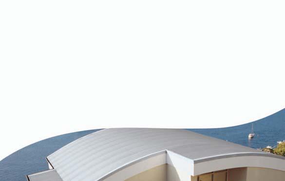The main advantage of sprung curved roofs is that standard corrugated steel sheets made from COLORBOND and ZINCALUME steel can be used delivered to the building site in straight flat sheets.