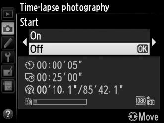 2 Press 2. Press 2 to proceed to Step 3 and choose an interval and shooting time.