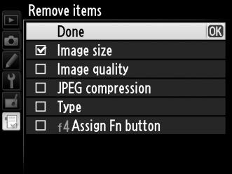 A confirmation dialog will be displayed. 4 Delete the selected items. Press J to delete the selected items.