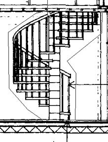 To define the polygon around the spiral staircase, click a minimum of three points around the raster data that you want to