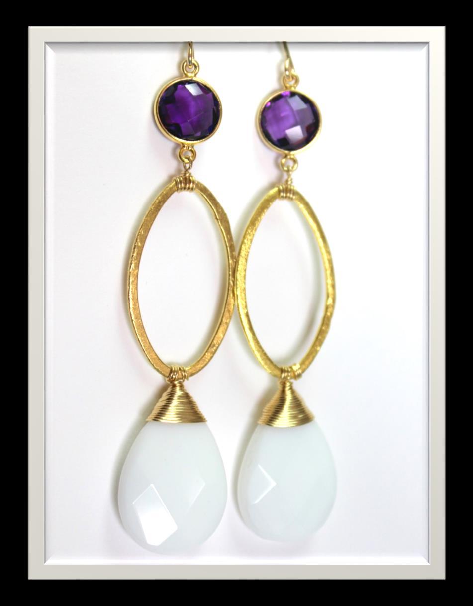 Limited. ZSAZSA Collaboration with Aishly Tromp from StyleLab. Amethyst & White.