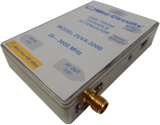 USB/RS3 Variable Attenuator 5Ω.1 db step, -3 MHz The Big Deal Very fine attenuation resolution (.