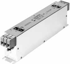 36 EMC and Power Quality 3-phase filters FN 3258 Ultra-compact EMC/EMI filter for three-phase systems and motor drives n New: solid safety connector blocks available for the whole range n Exceptional