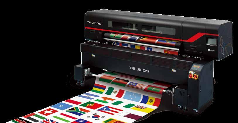 now in 6 colors The original direct fabric print and fixer since 2003 No other printer can still reach our colors and productivity in this class.