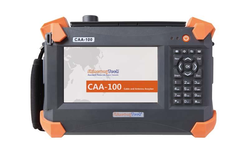 CAA-100A Cable & Antenna Analyzer + Spectrum Analyzer ShinewayTech CAA-100A cable & antenna analyzer with spectrum analyzer can test DTF/Frequency Return Loss, VSWR, Cable Loss, RF Power and Spectrum.