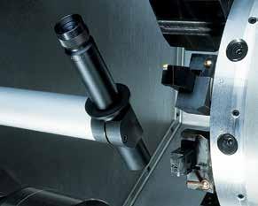 A lot more machine at no extra cost The tailstock offers a large automatically adjustable working range.